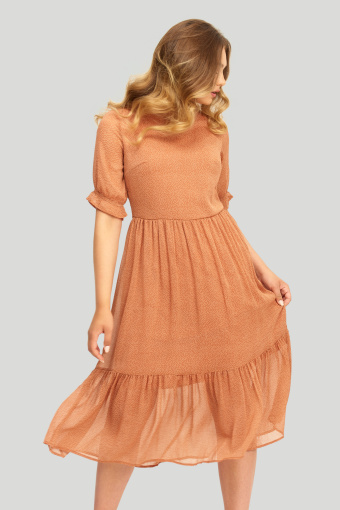 Elegancka sukienka z nadrukiem