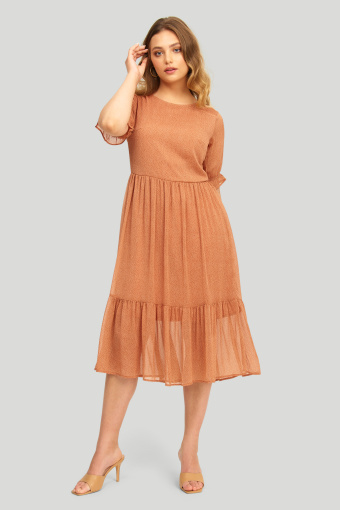 Elegancka sukienka z nadrukiem