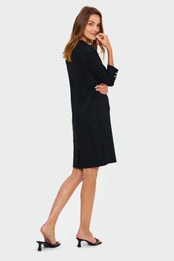 Ołówkowa sukienka w kratę