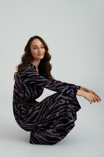 Stylowa szmizjerka w zwierzęcy nadruk