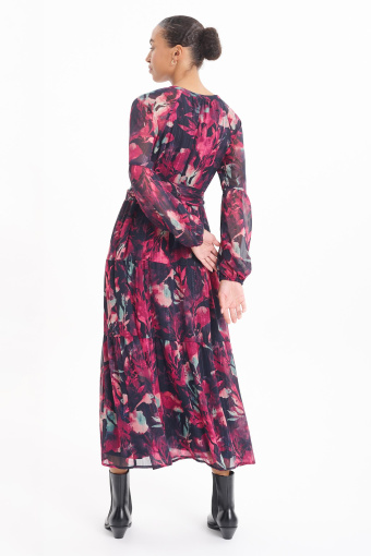 Sukienka maxi z kwiatowym printem