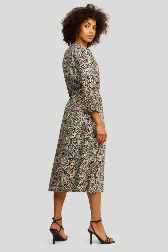 Wiskozowa sukienka z nadrukiem