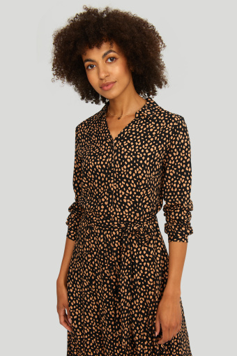 Wiskozowa szmizjerka z nadrukiem Wiskozowa szmizjerka z nadrukiem