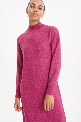 Swetrowa sukienka z domieszką wełny