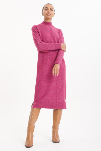 Swetrowa sukienka z domieszką wełny