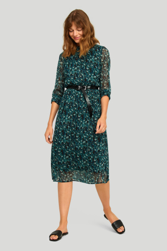 Szyfonowa sukienka z nadrukiem