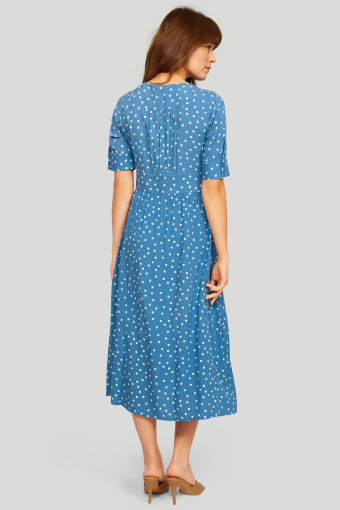 Wiskozowa sukienka z nadrukiem