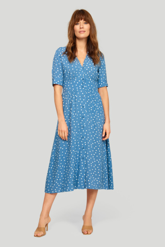 Wiskozowa sukienka z nadrukiem