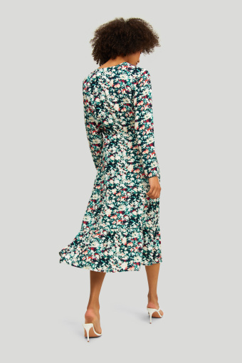 Wiskozowa sukienka z nadrukiem