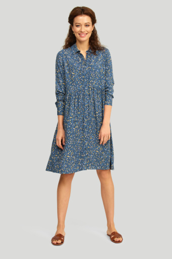 Wiskozowa sukienka z nadrukiem