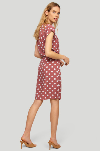 Wiskozowa sukienka z nadrukiem Wiskozowa sukienka z nadrukiem