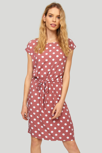 Wiskozowa sukienka z nadrukiem Wiskozowa sukienka z nadrukiem