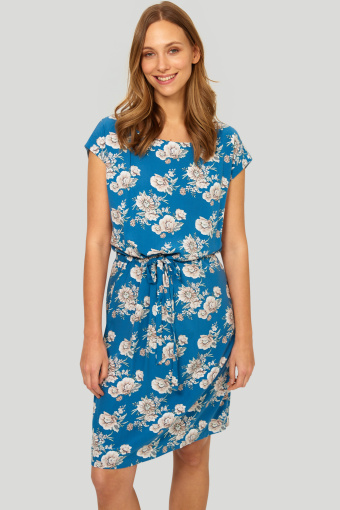 Wiskozowa sukienka z nadrukiem Wiskozowa sukienka z nadrukiem