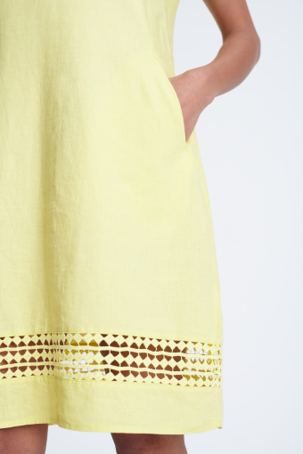 Sukienka w kolorze limonki