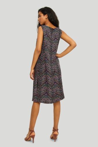 Wiskozowa sukienka z nadrukiem