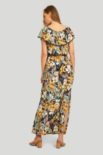 Wiskozowa sukienka z nadrukiem