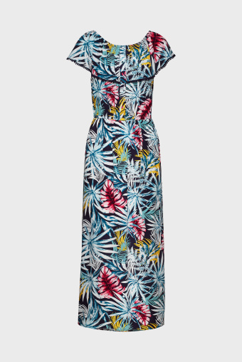 Wiskozowa sukienka z nadrukiem