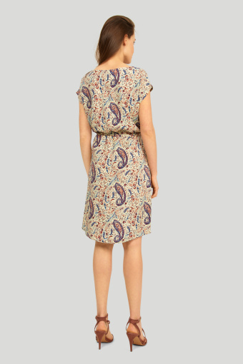 Wiskozowa sukienka z nadrukiem