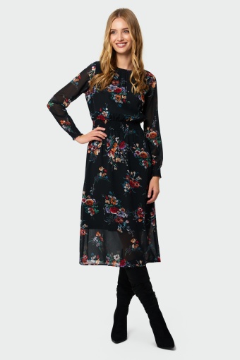 Elegancka sukienka w kwiaty