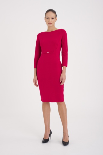 Dopasowana sukienka dzianinowa