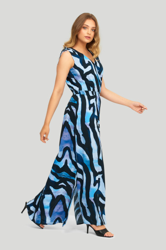 Wiskozowa sukienka z nadrukiem