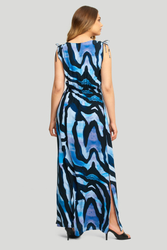 Wiskozowa sukienka z nadrukiem