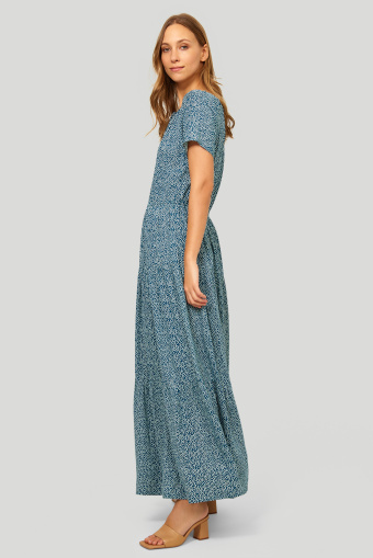 Wiskozowa sukienka z nadrukiem Wiskozowa sukienka z nadrukiem