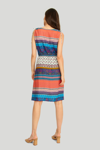 Wiskozowa sukienka z nadrukiem