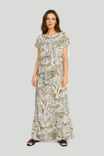 Wiskozowa sukienka z nadrukiem