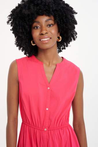 Sukienka midi w kolorze fuksji