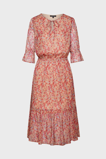 Elegancka sukienka z nadrukiem