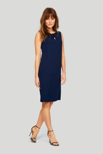 Wiskozowa sukienka o luźnym fasonie