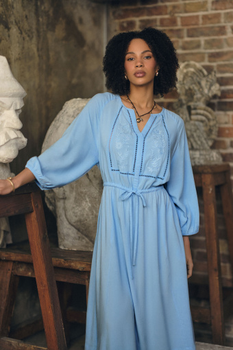Sukienka w kolorze baby blue