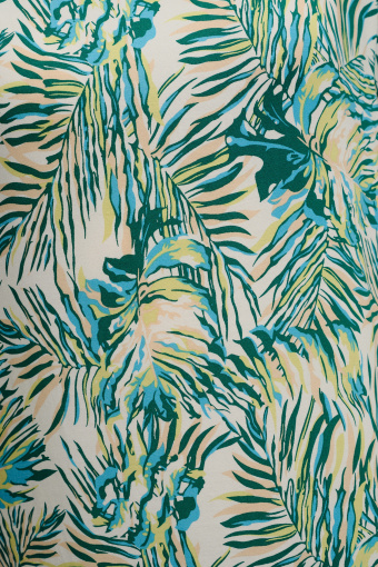 Sukienka z roślinnym printem