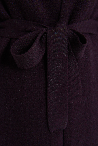 Połyskujący kardigan w kolorze ciemnej czekolady Połyskujący kardigan w kolorze ciemnej czekolady