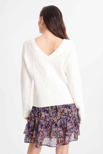 Wiskozowy sweter oversize Wiskozowy sweter oversize