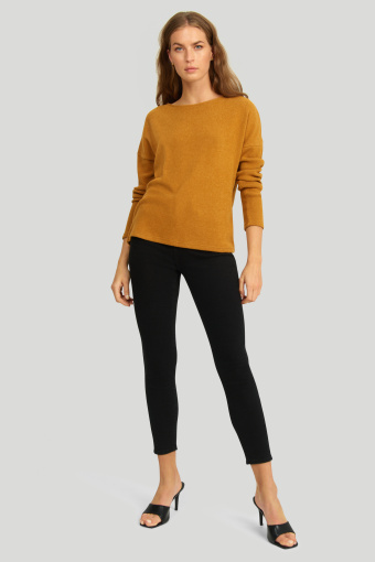 Sweter o luźym kroju, z miękkiej dzianiny Sweter o luźym kroju, z miękkiej dzianiny