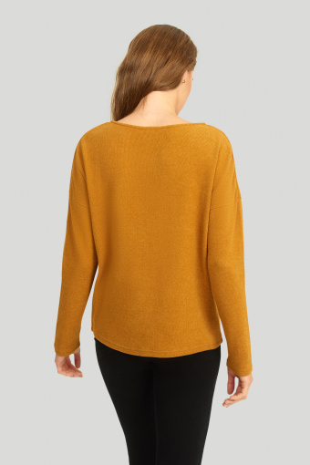 Sweter o luźym kroju, z miękkiej dzianiny Sweter o luźym kroju, z miękkiej dzianiny