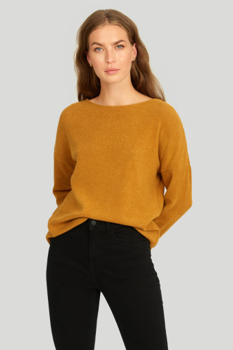 Sweter o luźym kroju, z miękkiej dzianiny Sweter o luźym kroju, z miękkiej dzianiny