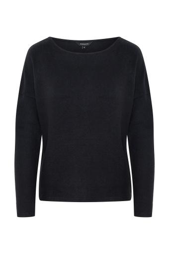 Sweter o luźym kroju, z miękkiej dzianiny