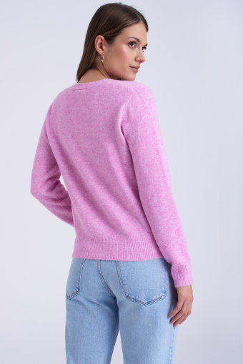 Dzianinowy różowy kardigan Dzianinowy różowy kardigan