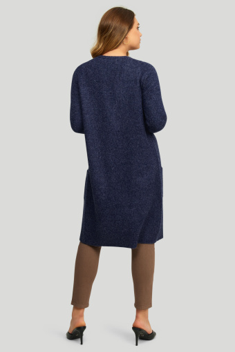 Klasyczny, długi kardigan