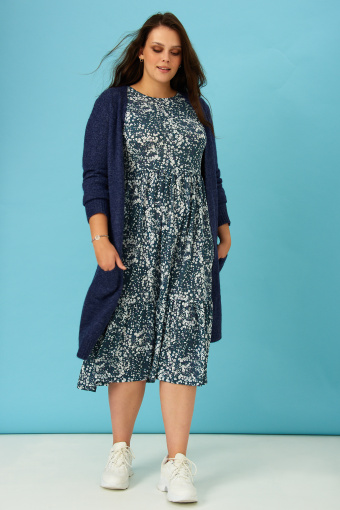 Klasyczny, długi kardigan