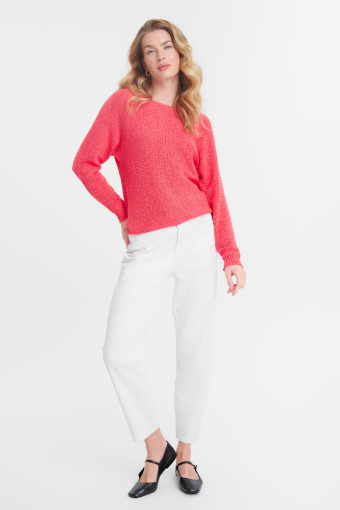 Czerwony klasyczny sweter Czerwony klasyczny sweter