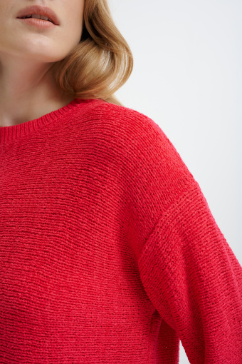 Sweter o kroju oversize z luźnym rękawem 