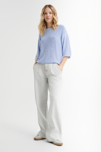 Pastelowy sweter oversize 