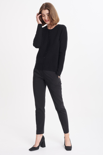 Klasyczny czarny kardigan Klasyczny czarny kardigan