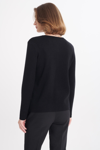 Klasyczny czarny kardigan Klasyczny czarny kardigan
