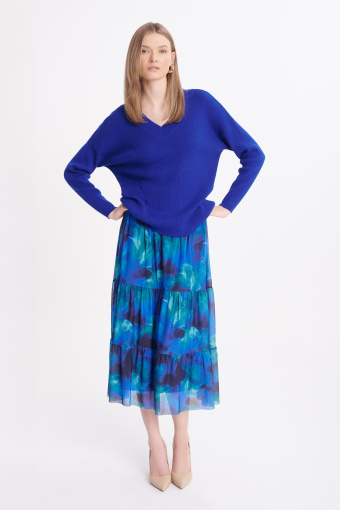 Chabrowy sweter oversize