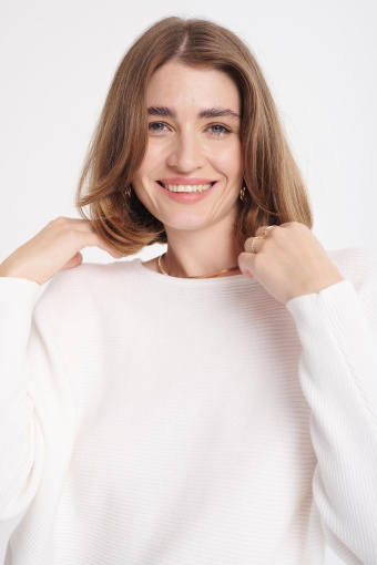 Sweter typu kimono, ecru Sweter typu kimono, ecru